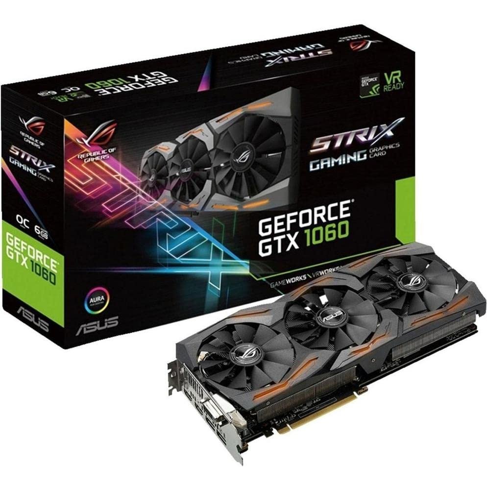 Asus NVIDIA GeForce GTX 1060 6GB GDDR5 Graphics Card