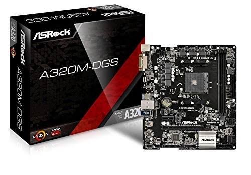 ASUS EX-A320M-GAMING Micro-ATX Motherboard (AM4, DDR4, 64GB) –(Pre Owned)