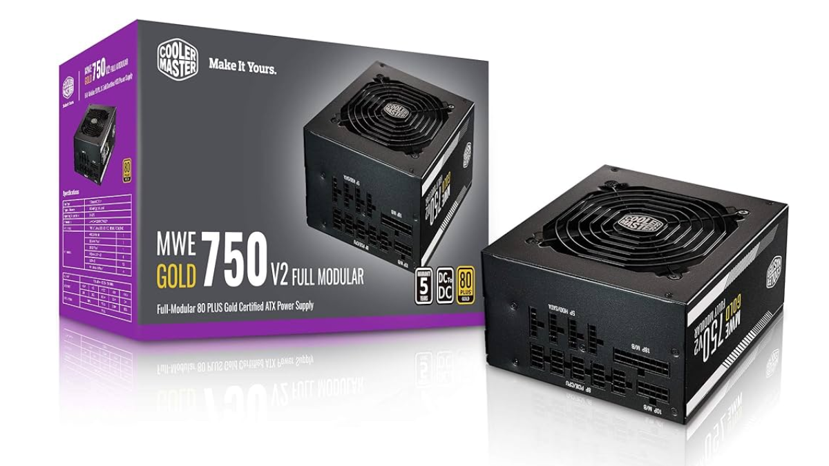 Cooler Master MWE Gold Series Power Supply 750W - Pre-Owned