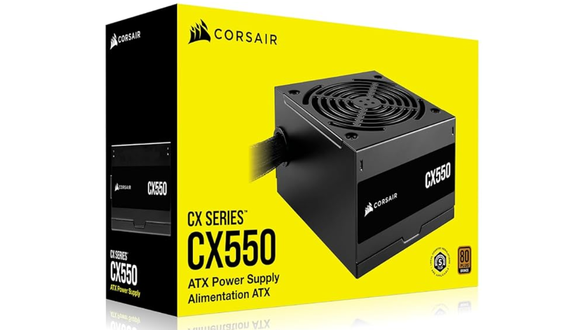 Corsair CX Series CX550 550W 80 PLUS Bronze Power Supply - Pre Owned